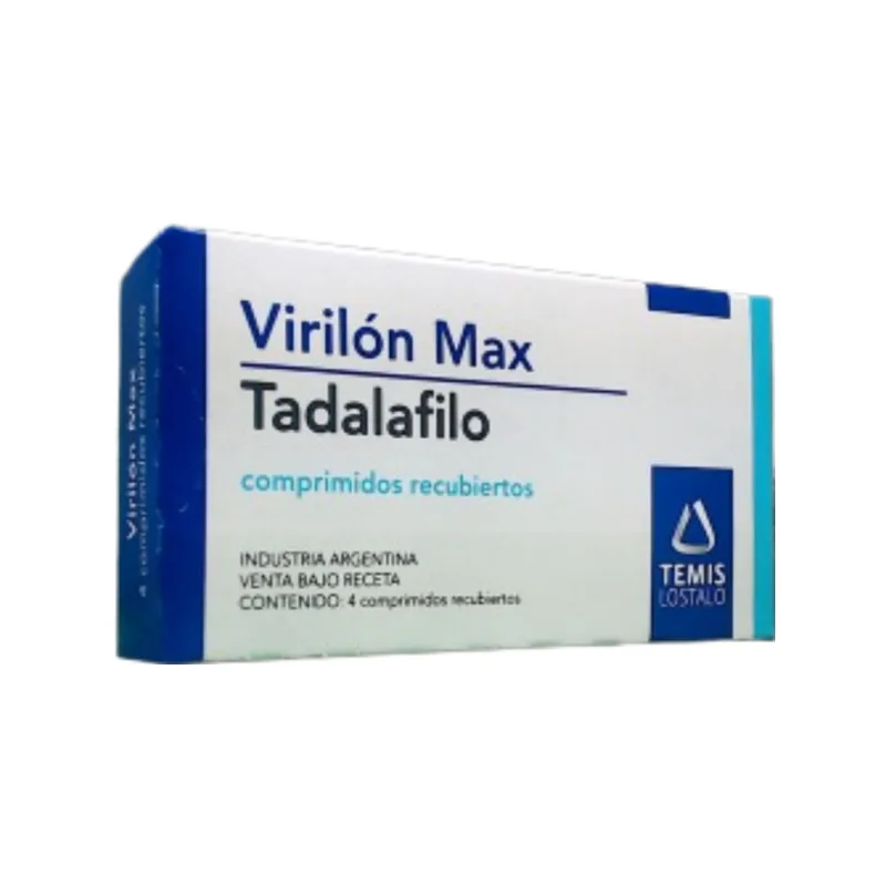 Virilon Max Tadalafilo 20 mg x 4 Comp Recubiertos