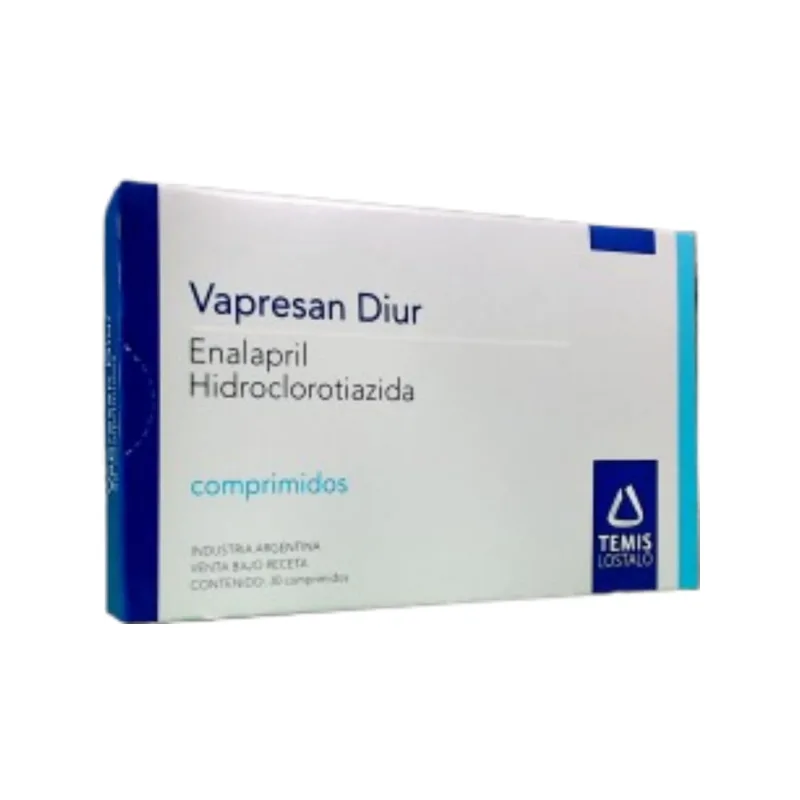Vapresan Diur Enalapril + Hidroclorotiazida x 30 Comp