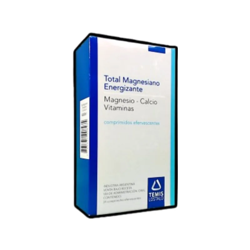 Total Magnesiano Energizante Magnesio + Asoc x 24 Comp Efervescentes