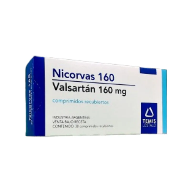 Nicorvas Valsartán 160 mg x 30 Comp Recubiertos