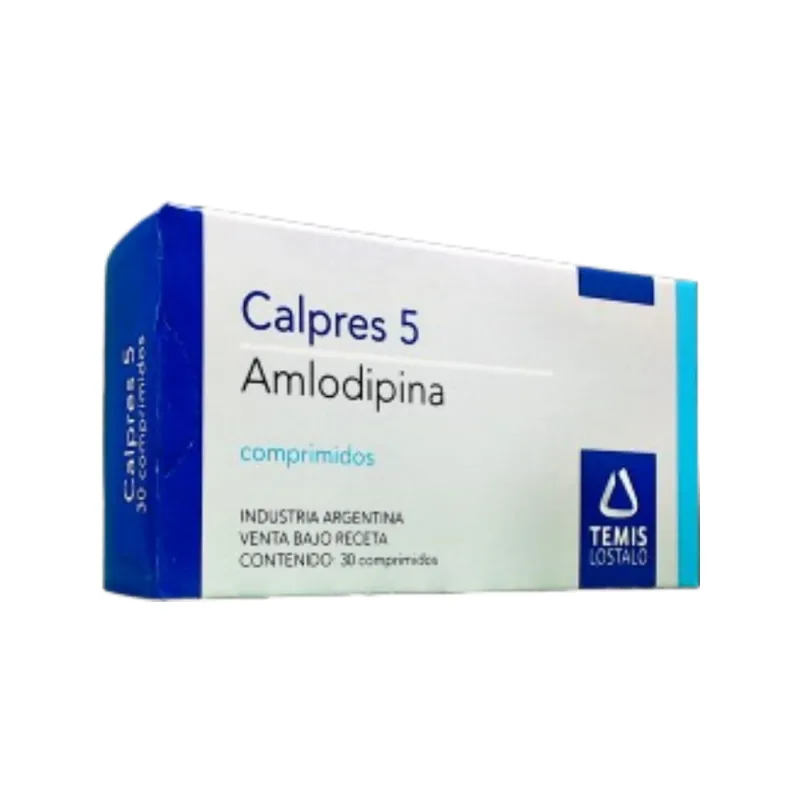 Calpres 5 mg Amlodipina x 30 Comp