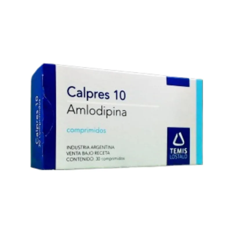 Calpres 10 mg Amlodipina x 30 Comp