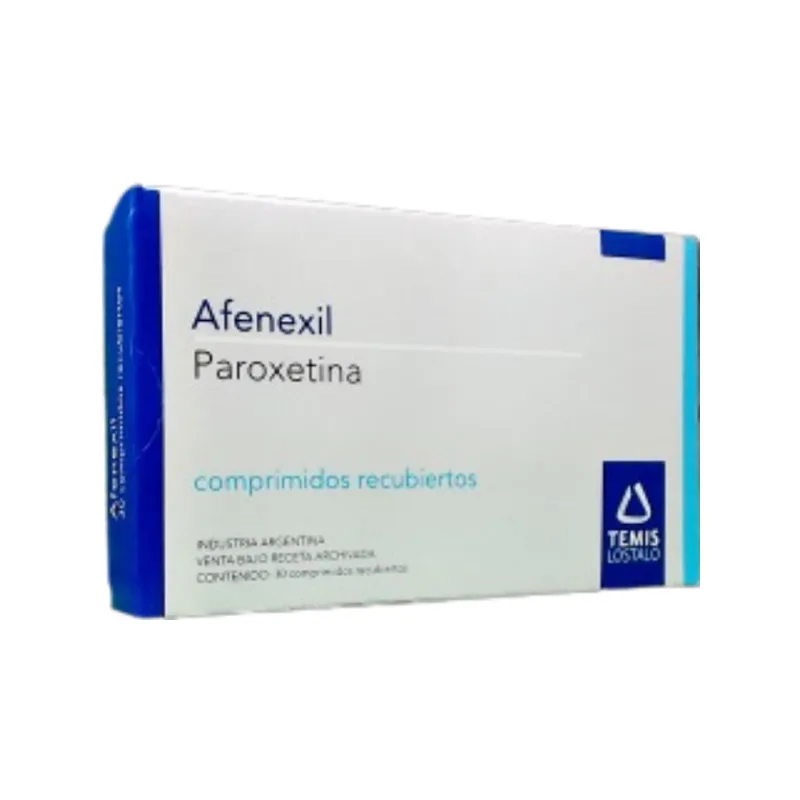Afenexil 20 mg Paroxetina x 30 Comp Recubiertos
