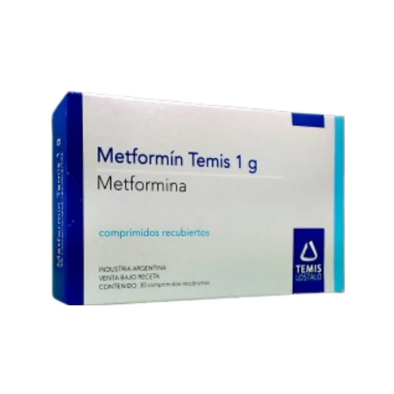 Metformin Temis Metformina 1 g x 30 Comp Recubiertos