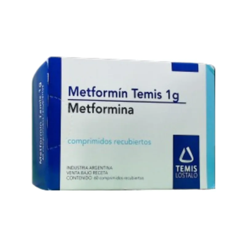 Metformin Temis Metformina 1 g x 60 Comp Recubiertos