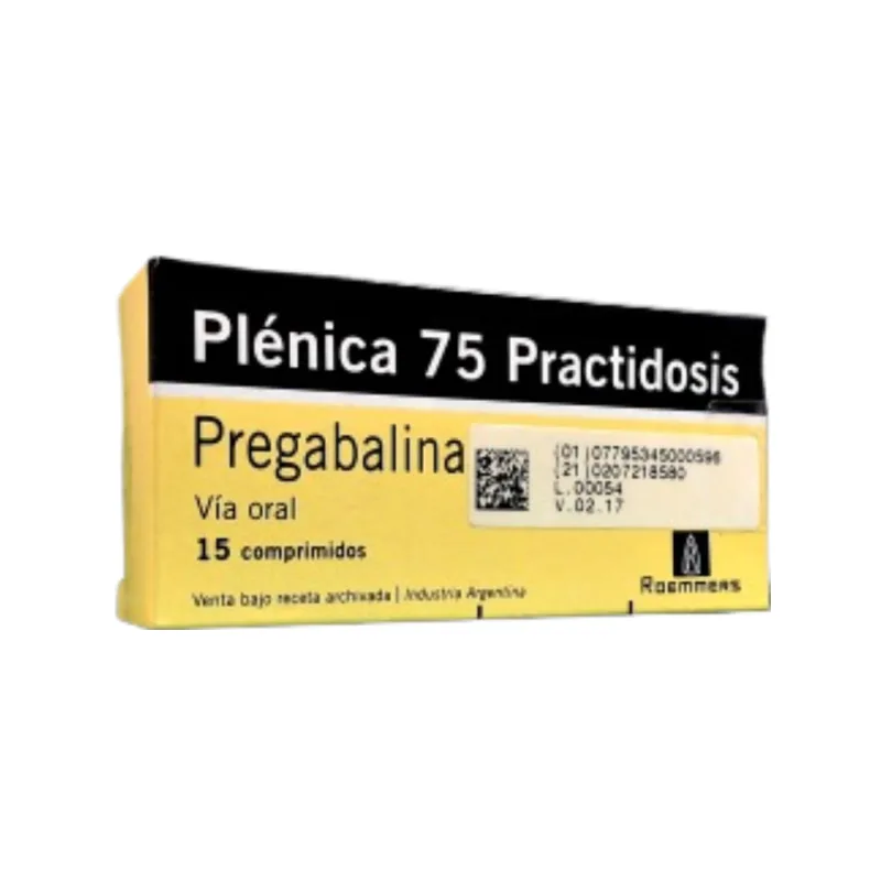 Plenica 75 Practidosis Pregabalina 75 mg x 15 Comp