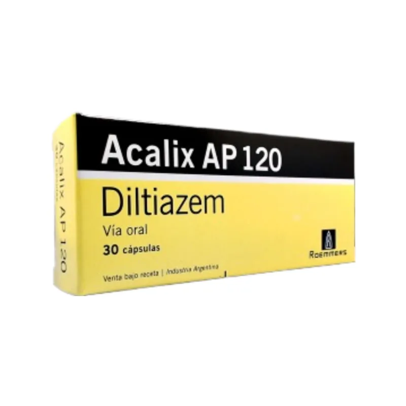 Acalix Ap Diltiazem 120 mg x 30 Cáps
