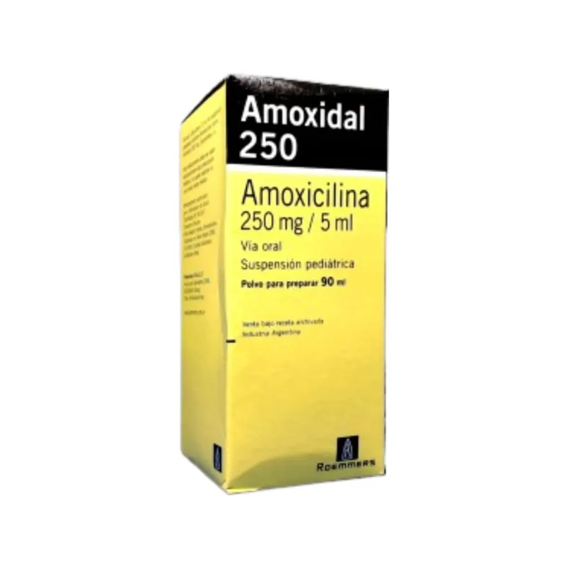 Amoxidal Ped. Amoxicilina 250mg /5ml Suspensión x 90ml