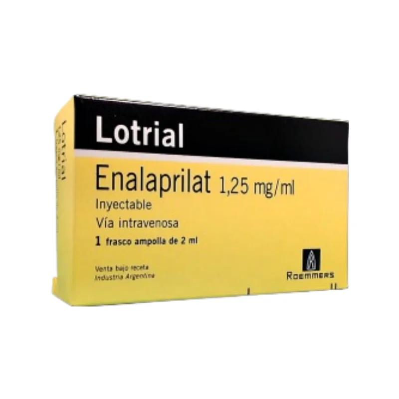 Lotrial Enalapril 2.5 mg Frasco Ampolla x 1 x 2ml