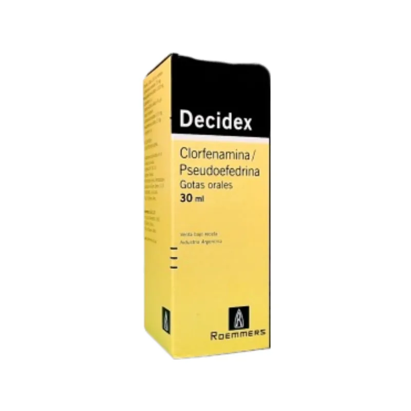 Decidex Clorfeniramina + Asoc Gotas x 30 ml