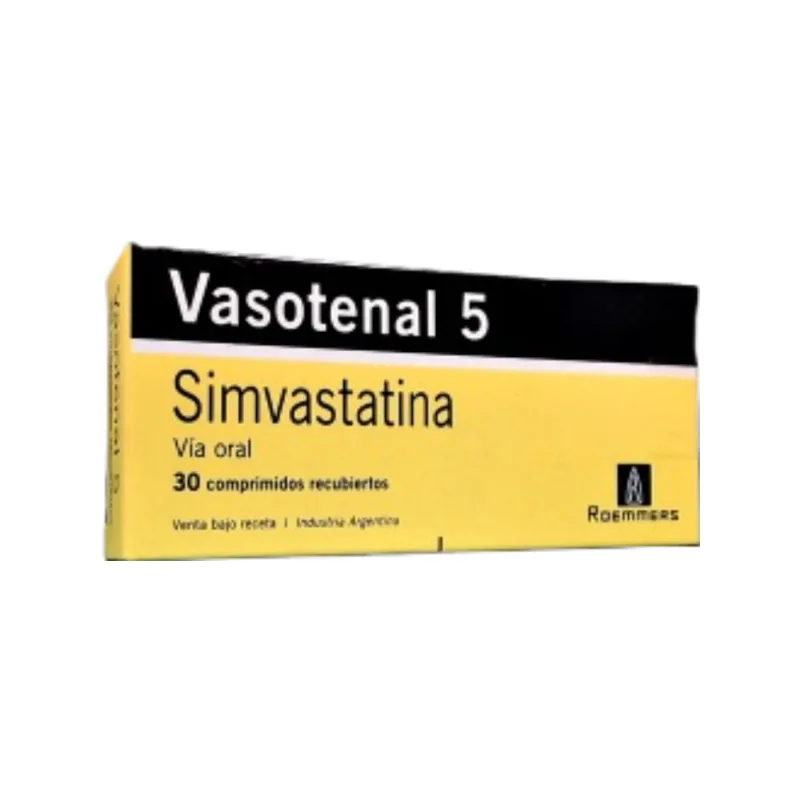 Vasotenal Simvastatin 5 mg x 30 Comp