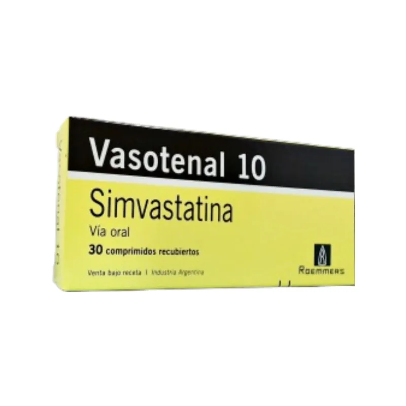 Vasotenal Simvastatin 10 mg x 30 Comp