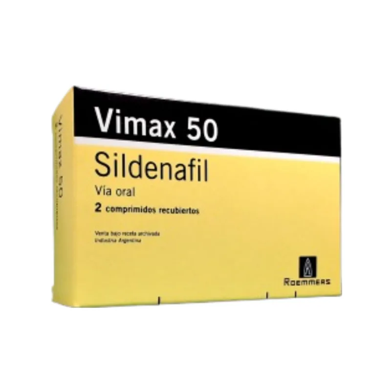 Vimax Sildenafil 50 mg x 2 Comp Recubiertos