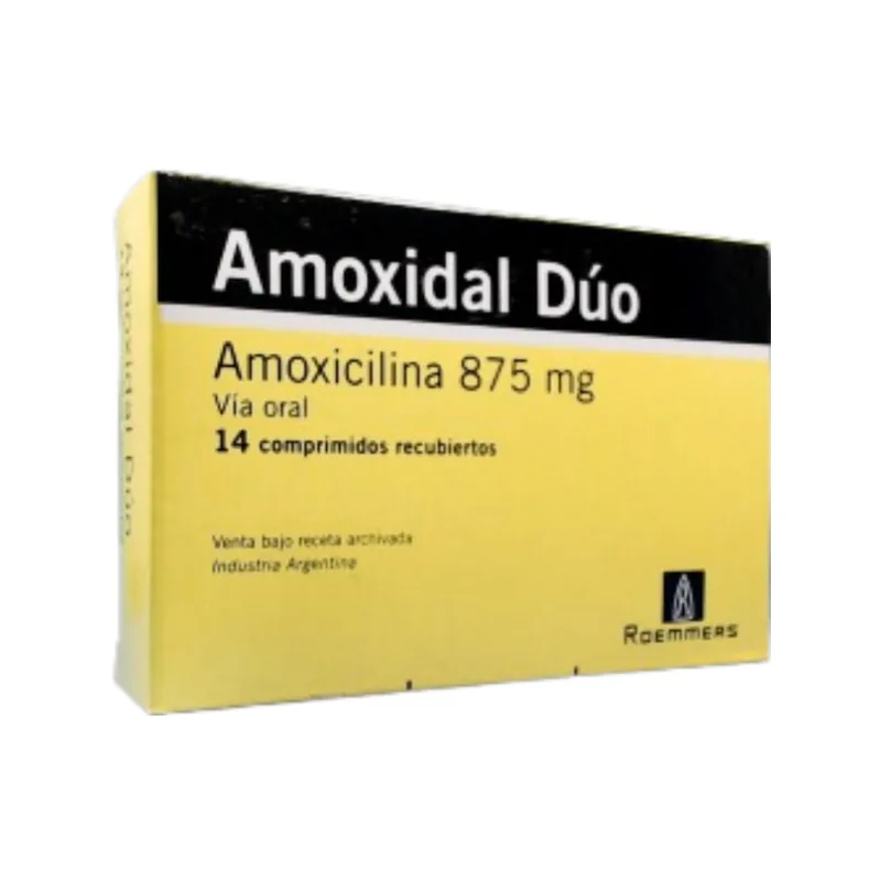 Amoxidal Duo Amoxicilina x 14 Comp