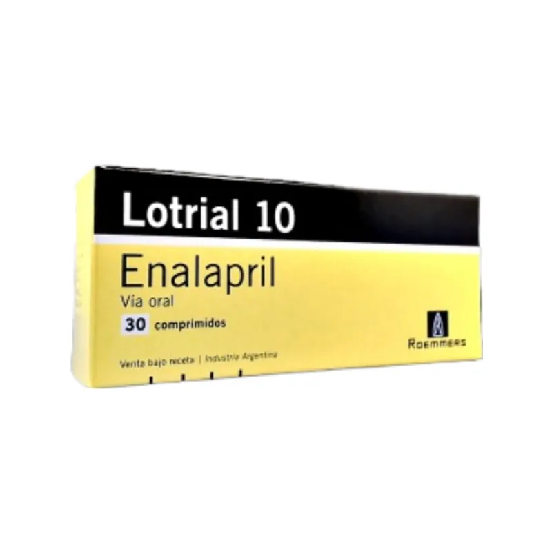 Lotrial 10 mg Enalapril x 30 Comp