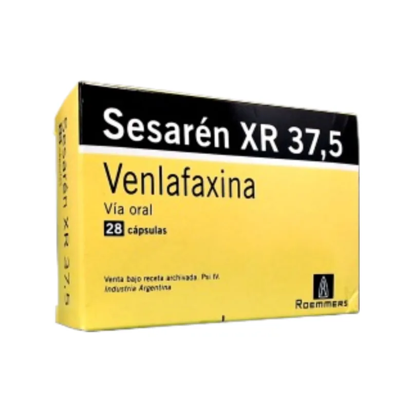 Sesaren XR Venlafaxina 37.5 mg x 28 Cáps