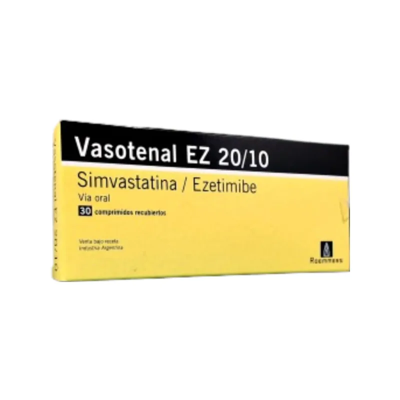 Vasotenal EZ Ezetimibe + Simvastatin 20/10 mg x 30 Comp