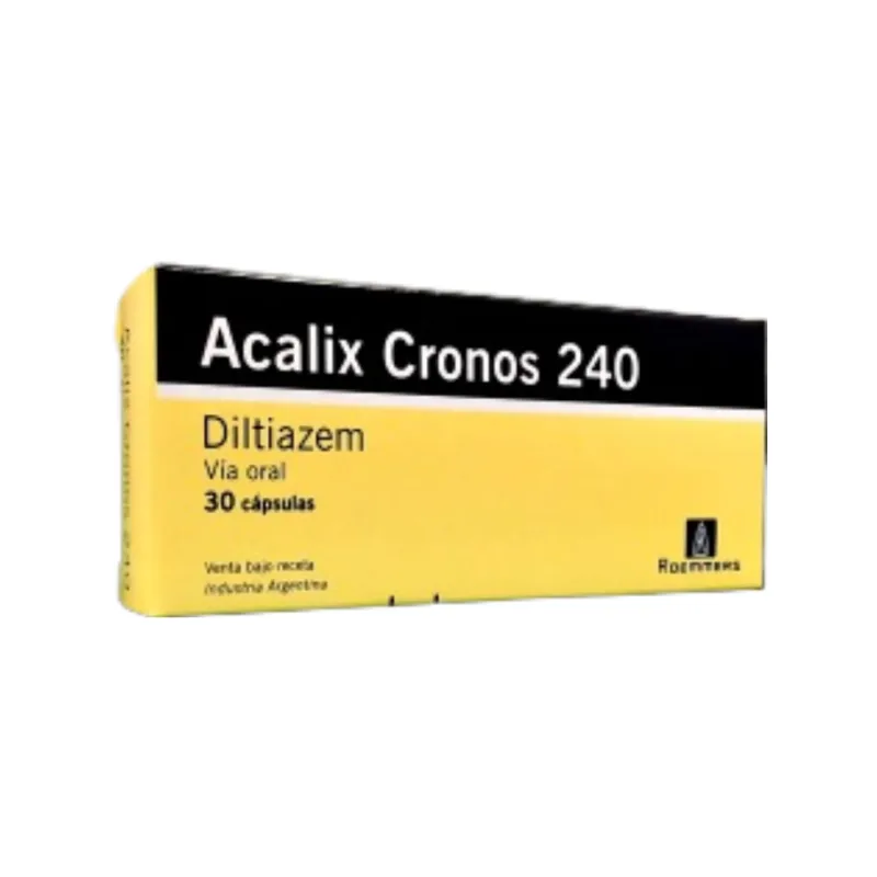 Acalix Cronos Diltiazem 240 mg x 30 Cáps