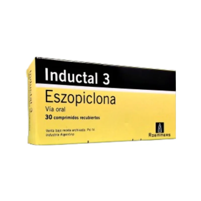 Inductal Eszopiclona 3 mg x 30 Comp Recubiertos