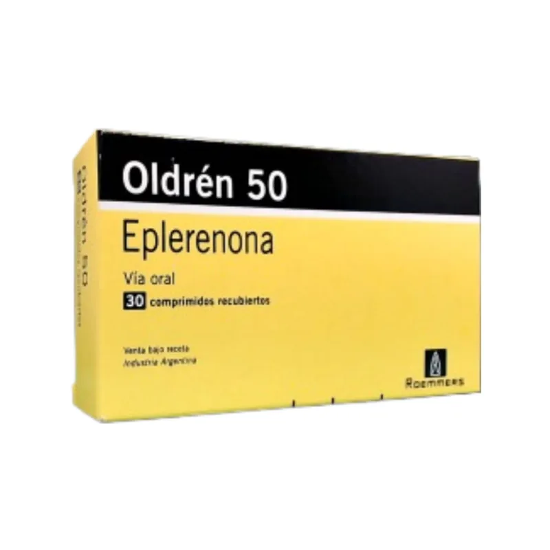 Oldren Eplerenona 50 mg x 30 Comp Recubiertos