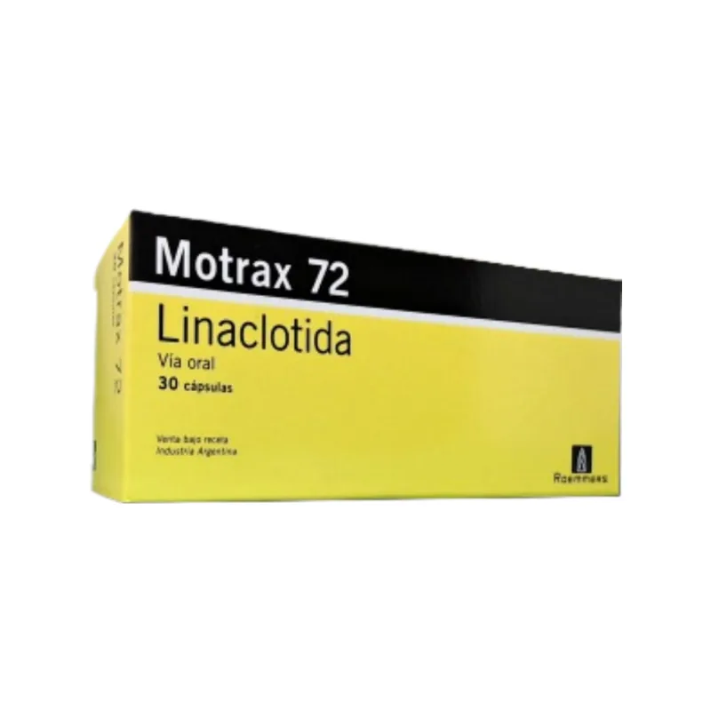 Motrax Linaclotida 72 mcg x 30 Cáps