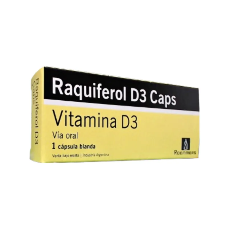 Raquiferol D3 Vitamina D3 100000 Ui Cáps Blandas x 1