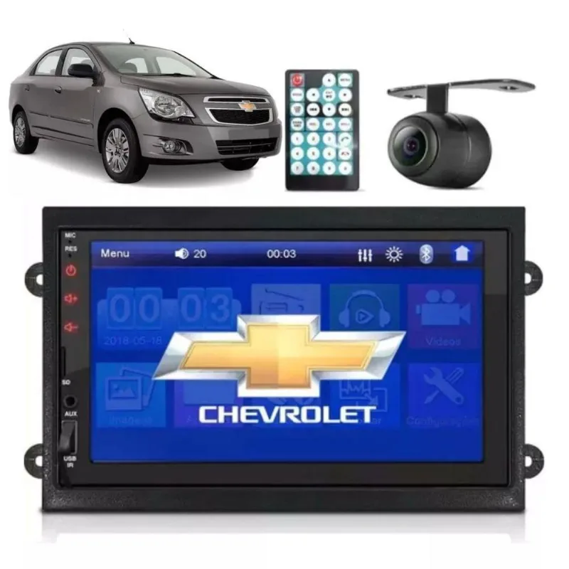 Central Multimídia Cobalt 2012-15 Câmera Ré Bluetooth Espelha