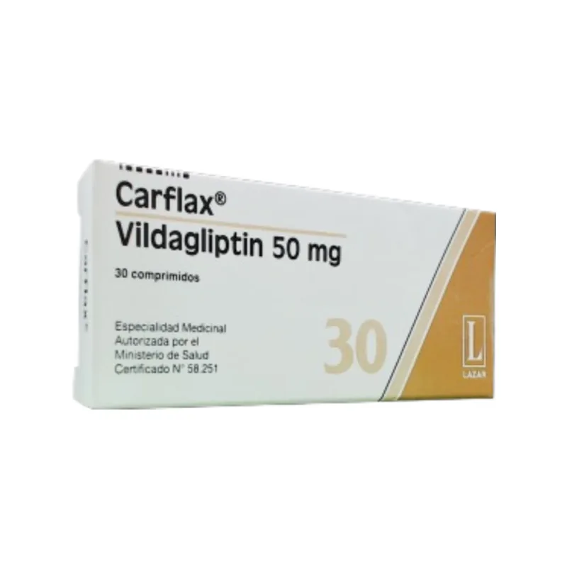 Carflax Vildagliptin 50 mg x 30 Comp
