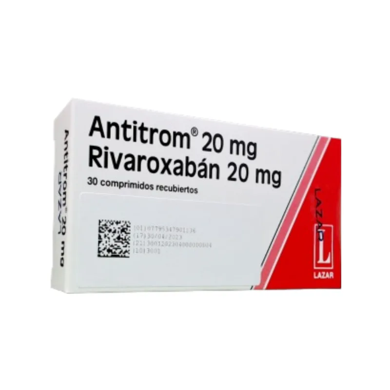 Antitrom 20 mg Rivaroxabán x 30 Comp Recubiertos