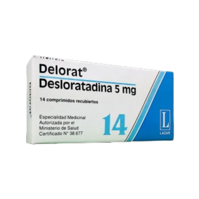 Delorat Desloratadina 5 mg x 14 Comp