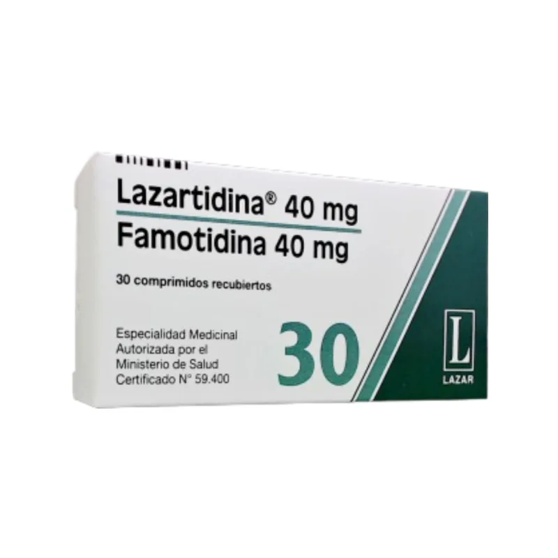 Lazartidina Famotidina 40 mg x 30 Comp Recubiertos