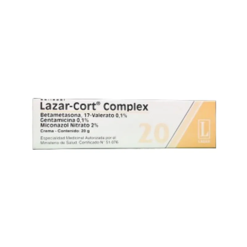 Lazar Cort Complex Betametasona + Gentamicina + Miconazol Crema x 20 g