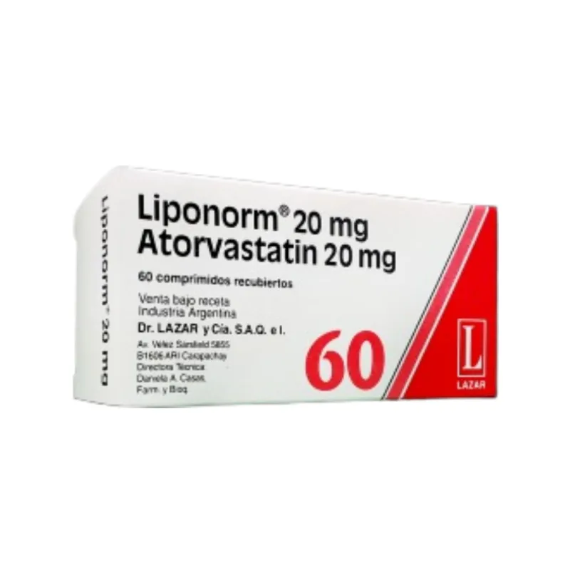 Liponorm Atorvastatín 20 mg x 60 Comp Recubiertos