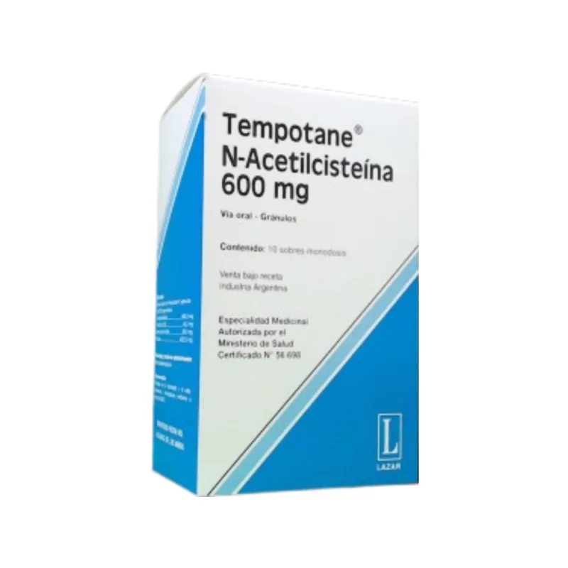 Tempotane Acetilcisteína 600 mg x 10 Sobres