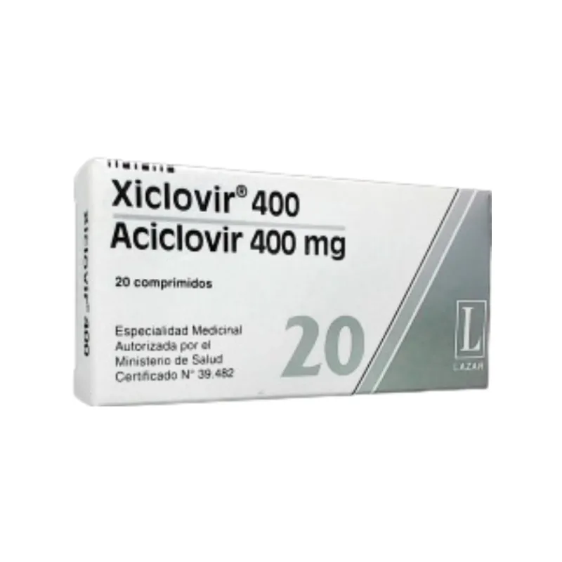 Xiclovir Aciclovir 400 mg x 20 Comp