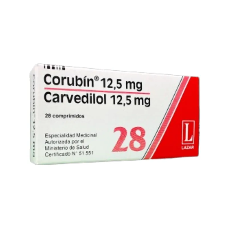 Corubin Carvedilol 12.5 mg x 28 Comp