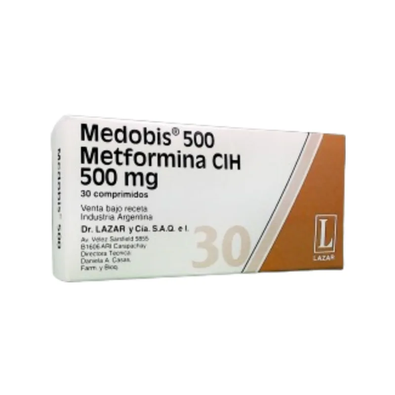 Medobis Metformina 500 mg x 30 Comp