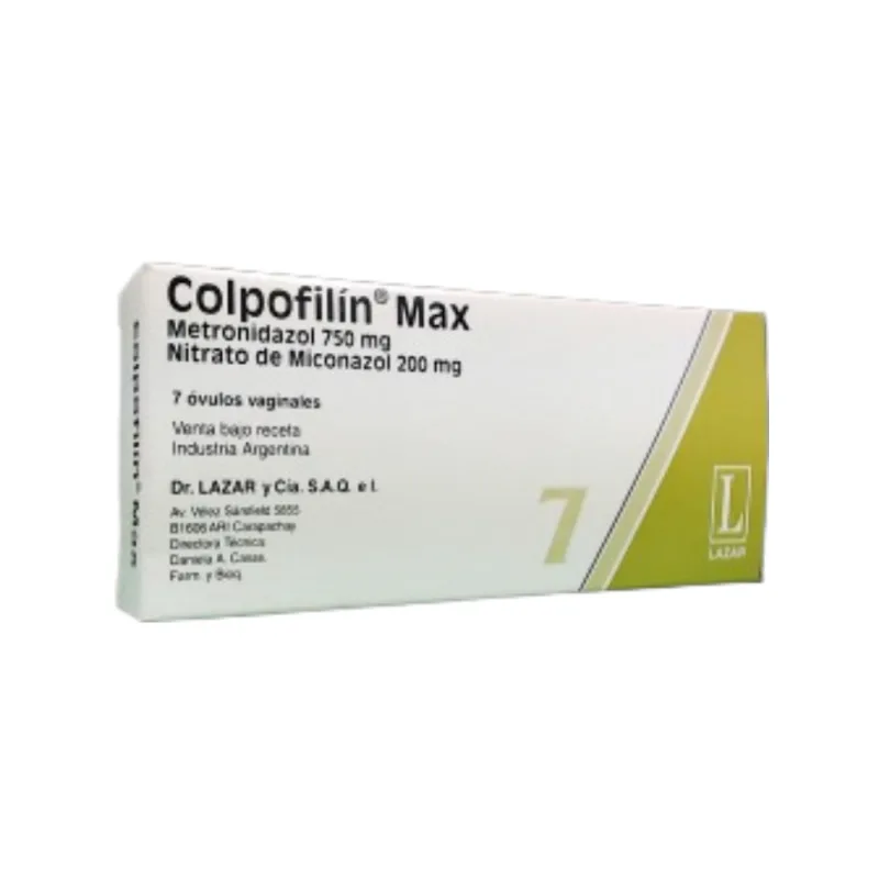 Colpofilin Max Metronidazol + Miconazol x 7 Óvulos