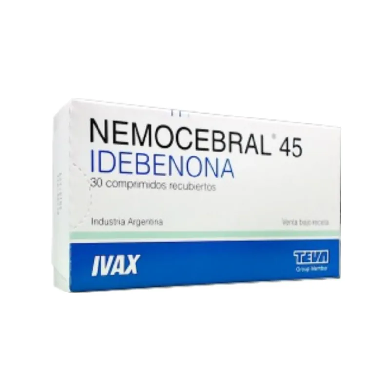 Nemocebral Idebenona 45 mg x 30 Comp Recubiertos