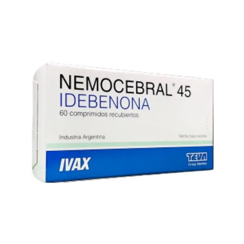 Nemocebral Idebenona 45 mg x 60 Comp Recubiertos