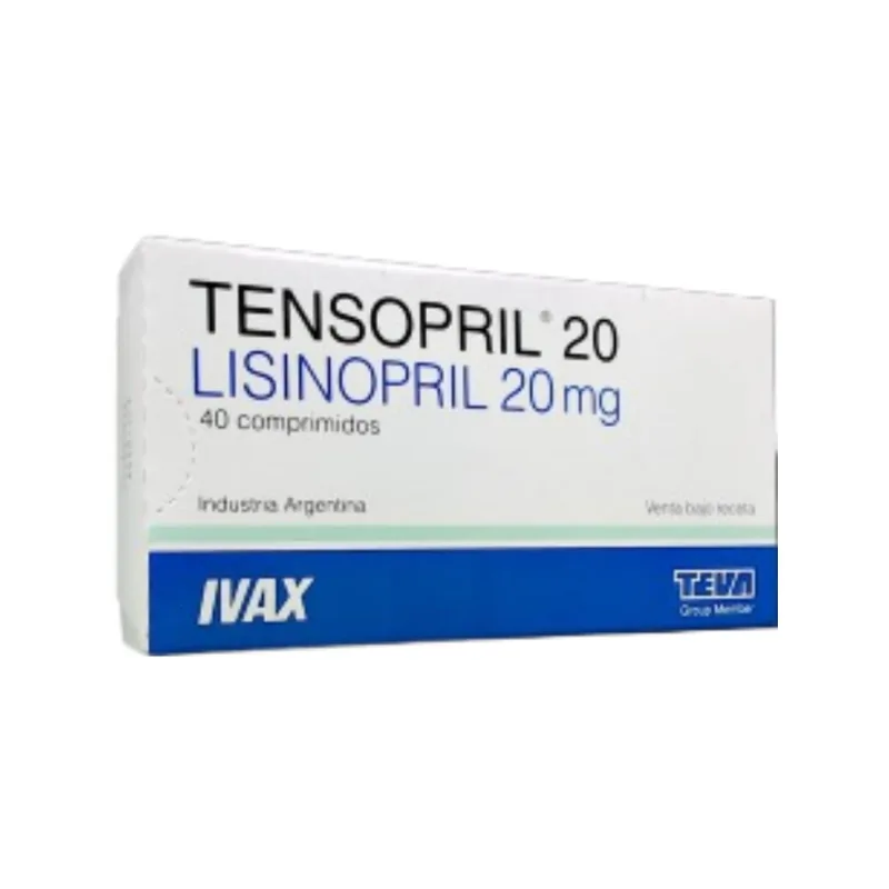 Tensopril Lisinopril 20 mg x 40 Comp