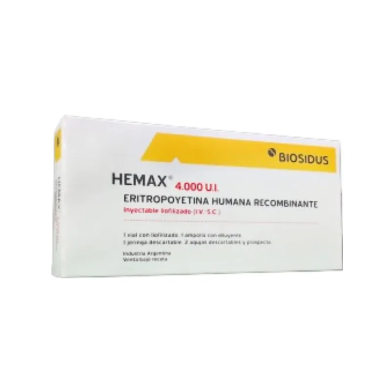 Hemax 4000Ui Polvo Liof. + Diluyente