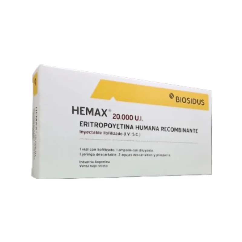 Hemax 20000Ui Pvo.Liof.+Diluy. Ampolla x 1