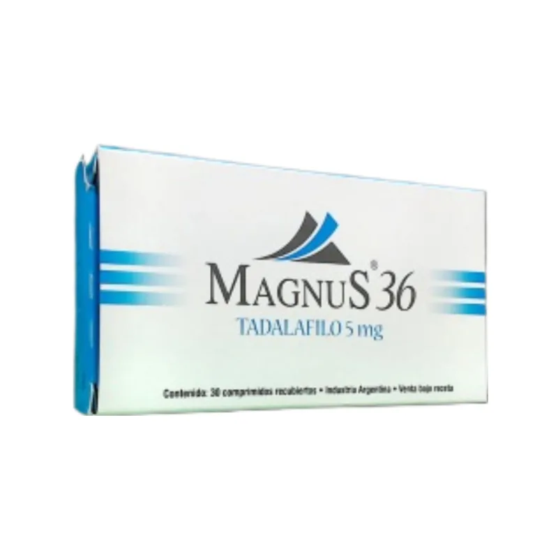 Magnus 36 Tadalafilo 5 mg x 30 Comp Recubiertos