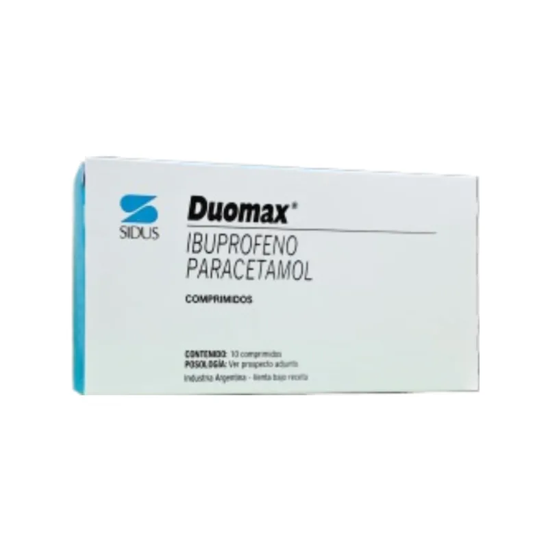 Duomax Paracetamol + Ibuprofeno x 10 Comp
