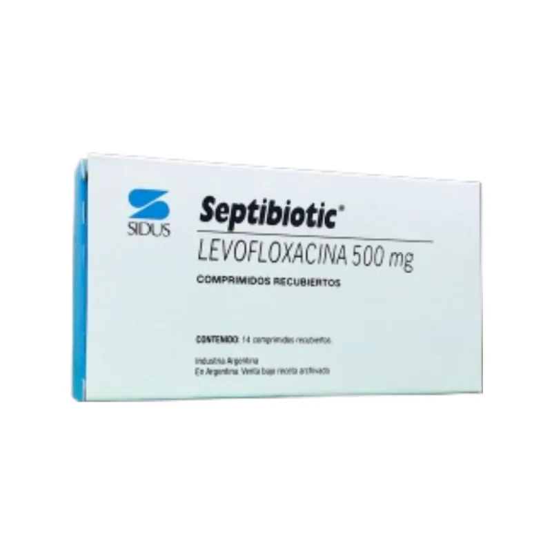 Septibiotic 500mg Levofloxacina x 14 Comp Recubiertos Ranurados
