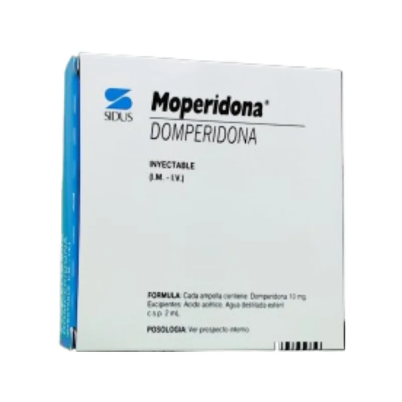Moperidona Domperidona Inyectable Ampolla x 5 un