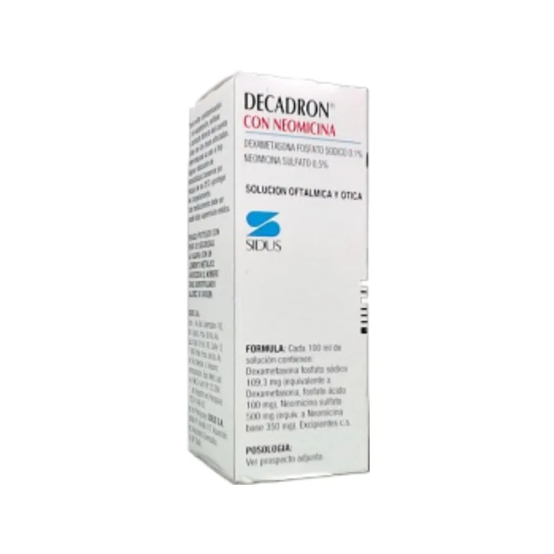 Decadron Con Neomicina Dexametasona + Neomicina 0.1% Gotas Oftalmologicas x 5 ml