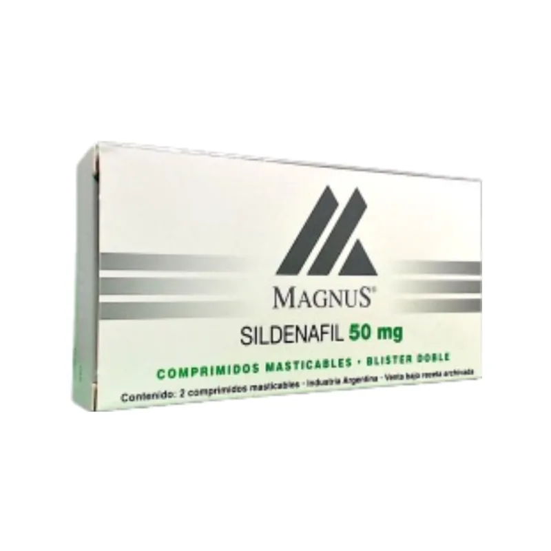 Magnus Sildenafil 50 mg x 2 Comp Masticables