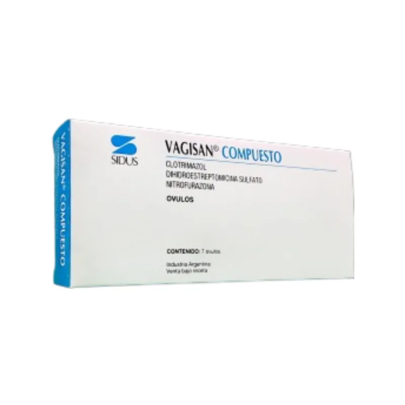 Vagisan Compuesto Dihidroestreptominina + Asoc. Ovulos x 7 un
